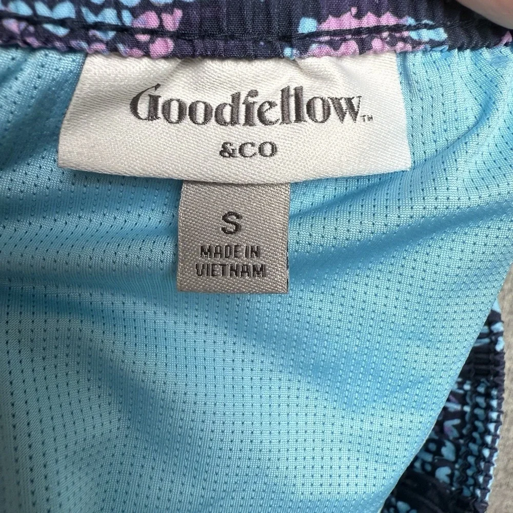 Goodfellow Swim Trunks Purple Blue Pineapple Print Lined Bathing Suit‎ 7